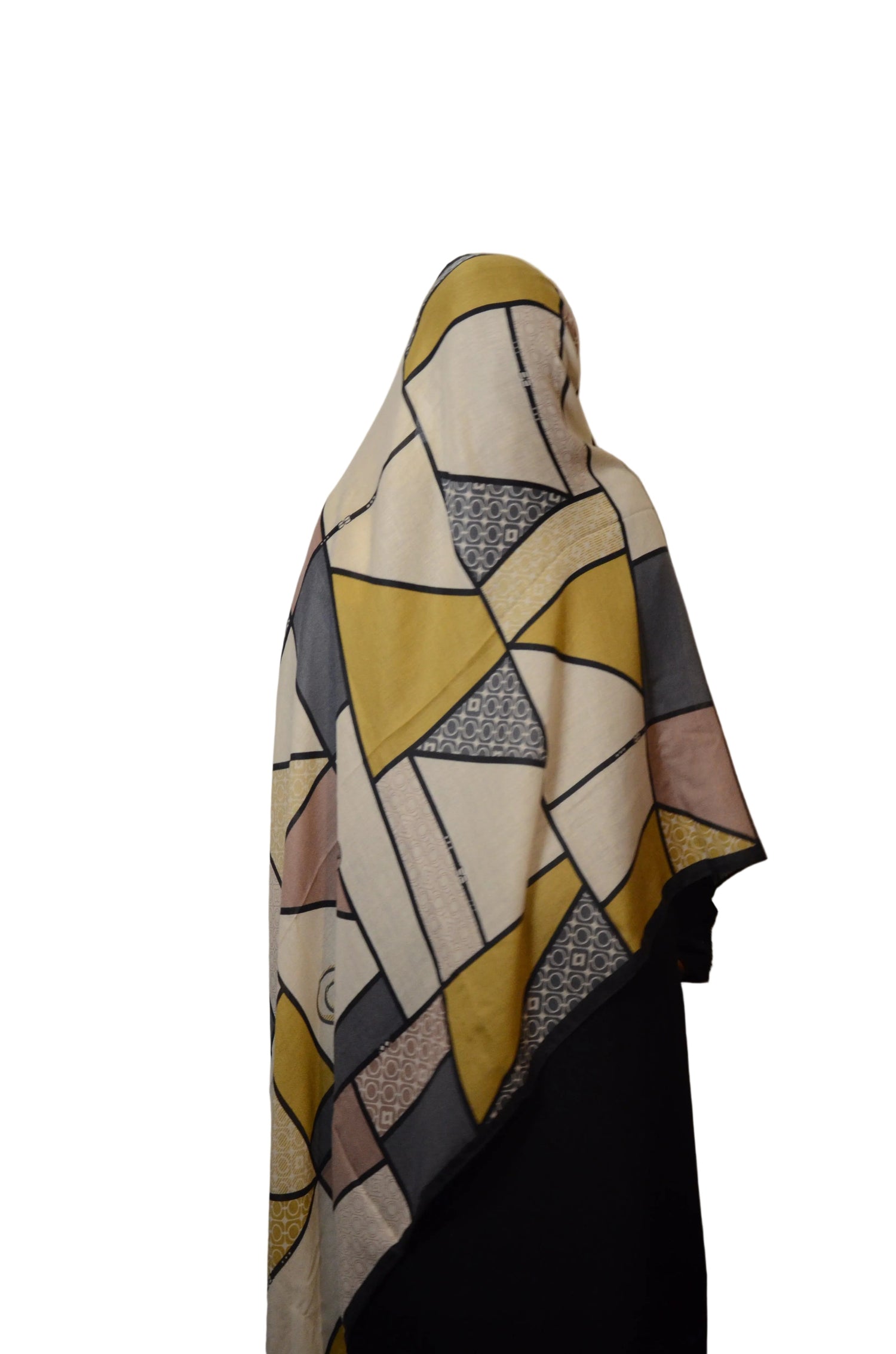 Geometric Print Hijabs | Modern Patterns | AMODEYAH