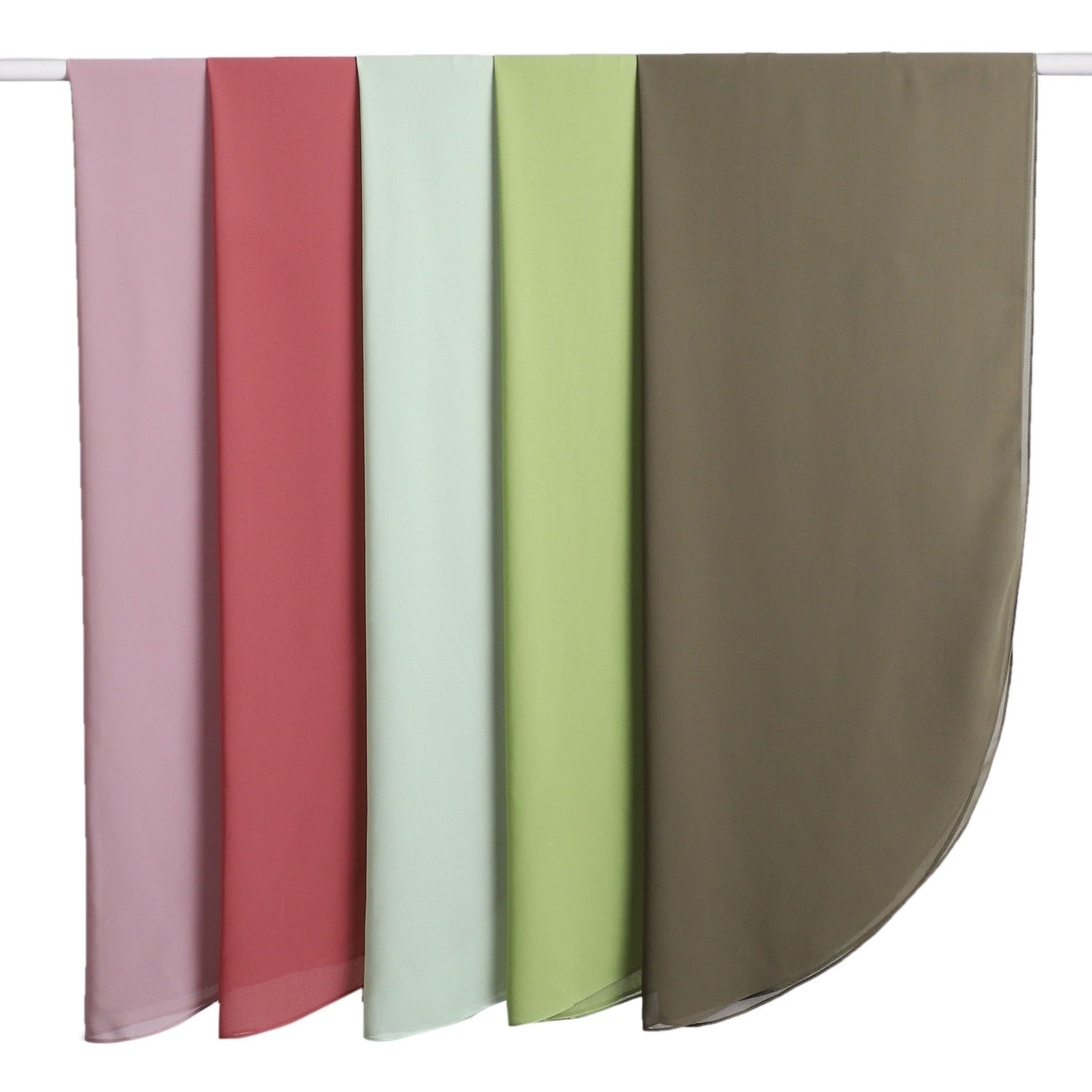 Round Cut Chiffon Hijabs | Full Coverage | Amodeyah