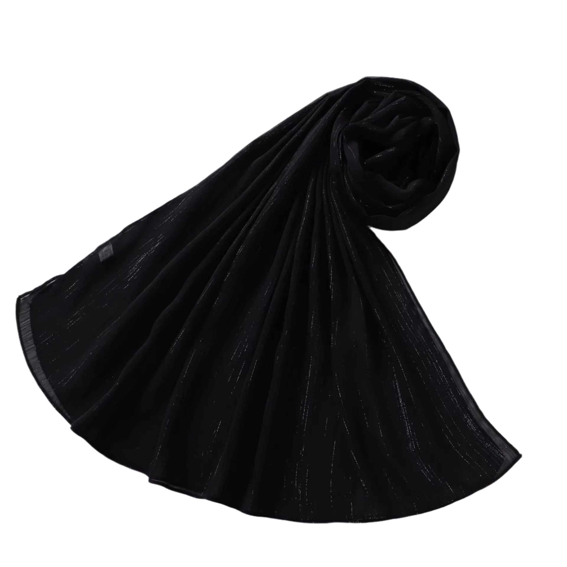 https://www.amodeyah.com/cdn/shop/files/Black Crinkle Shimmer Chiffon Hijab – Lightweight, Elegant & Breathable.jpg