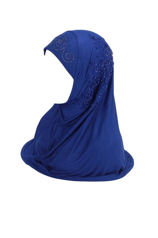 https://www.amodeyah.com/cdn/shop/files/Blue Embellished Lace Instant Hijab for Kids.jpg