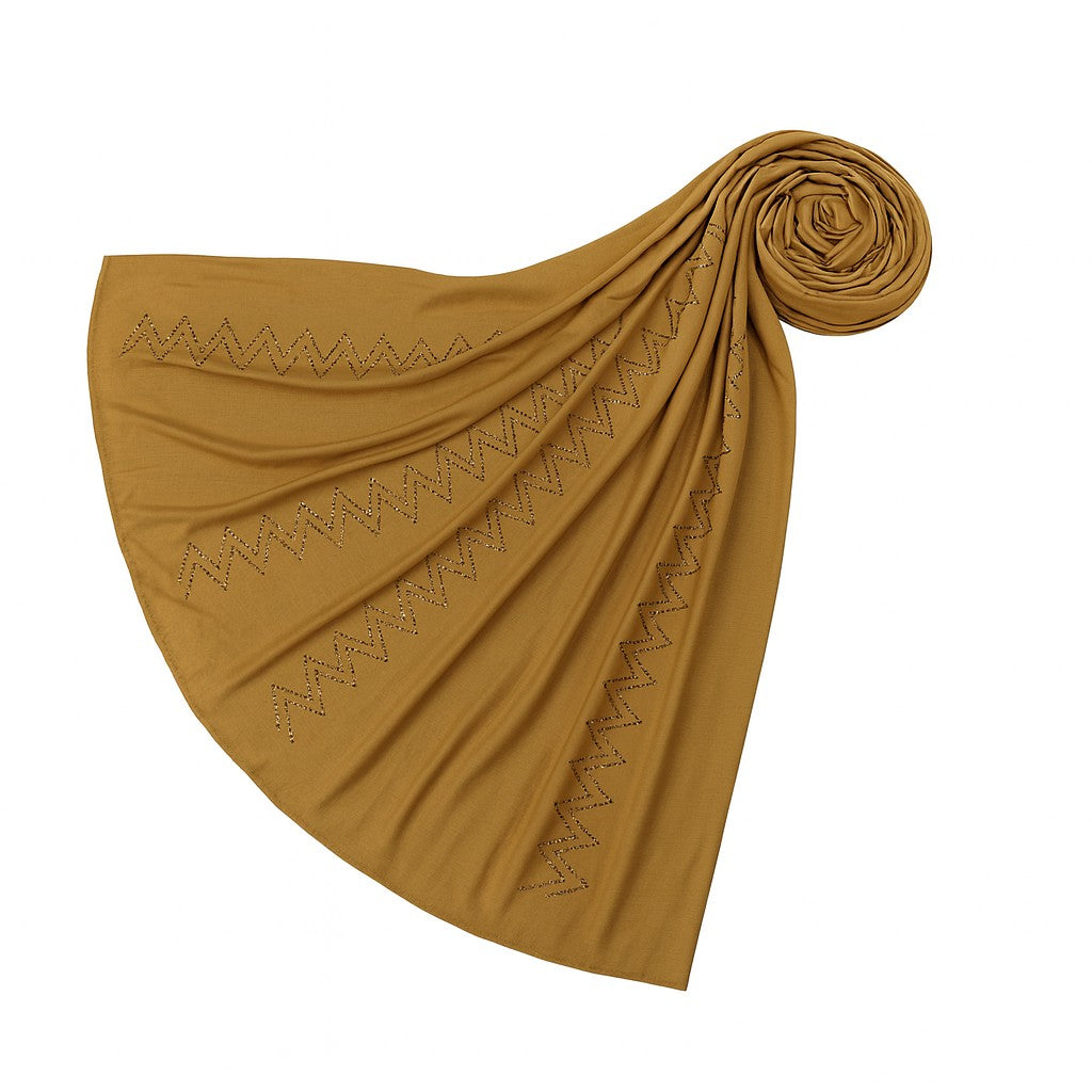 https://www.amodeyah.com/cdn/shop/files/Camel_Premium_Jersey_Hijab_with_Golden_Zigzag_Embellishments.jpg