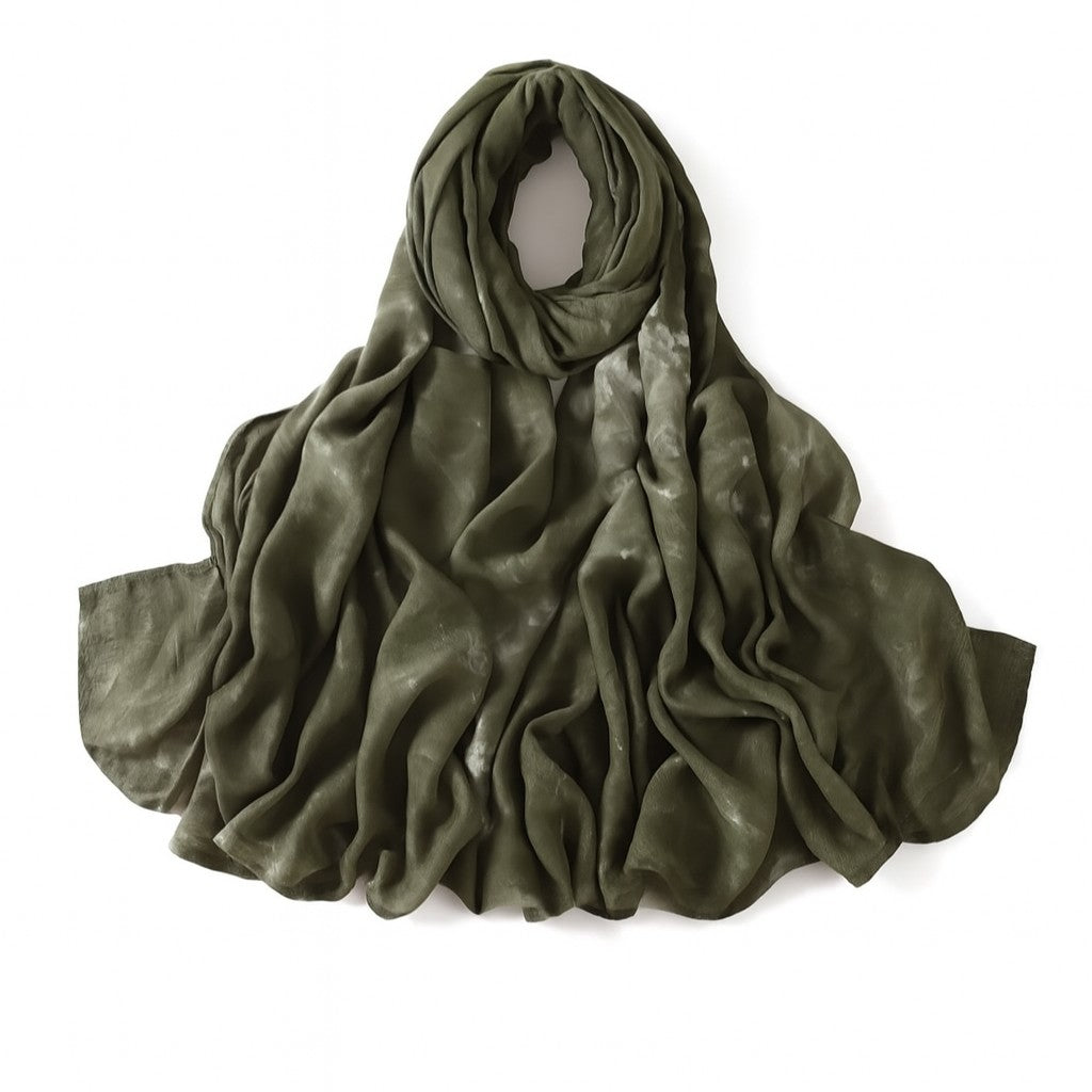 www.amodeyah.com/cdn/shop/files/Olive Green Modal Hijab – Soft Tie-Dye.jpg