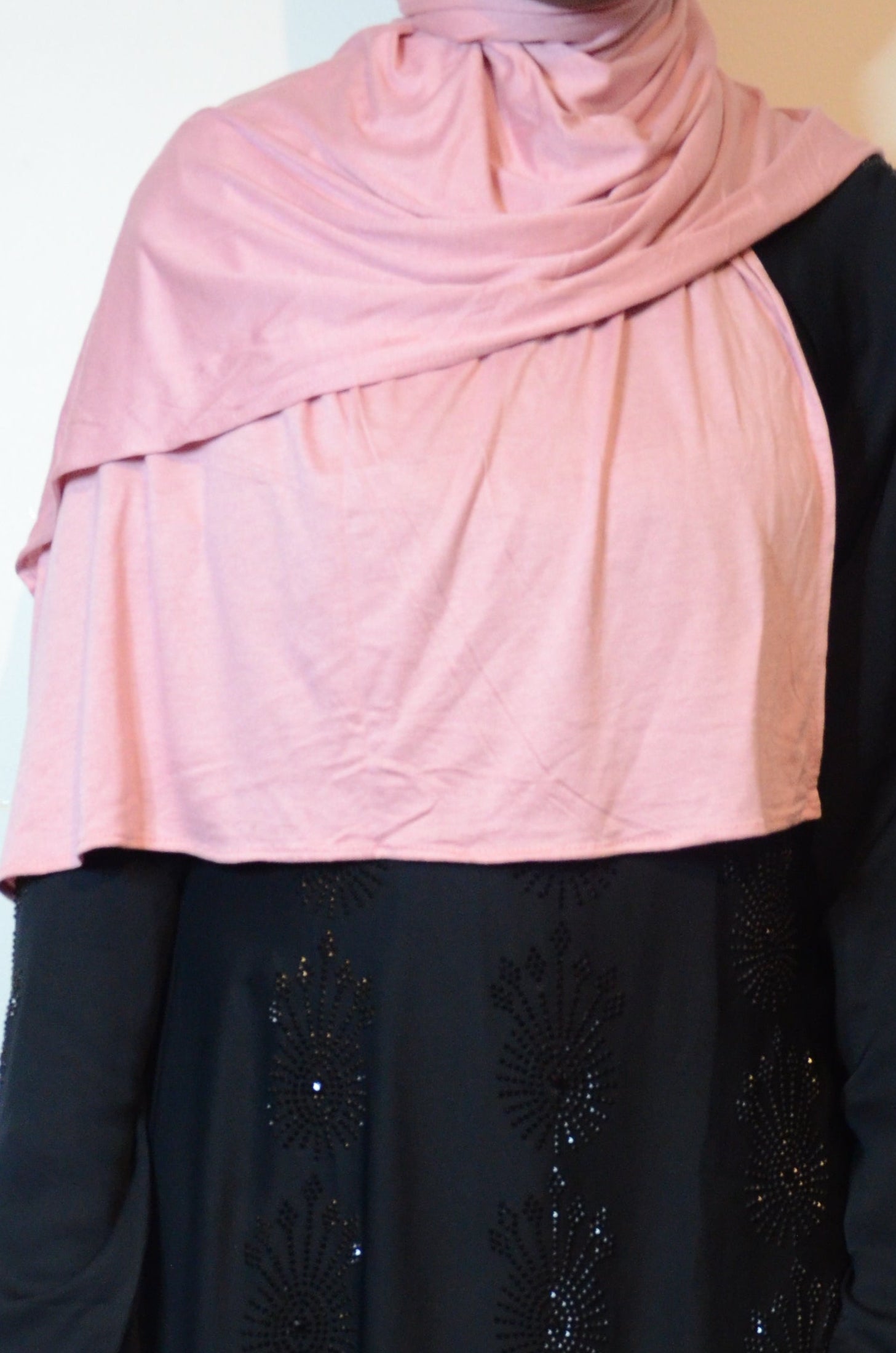 Plain Soft Rose Pink Jersey Hijab – Everyday Wear